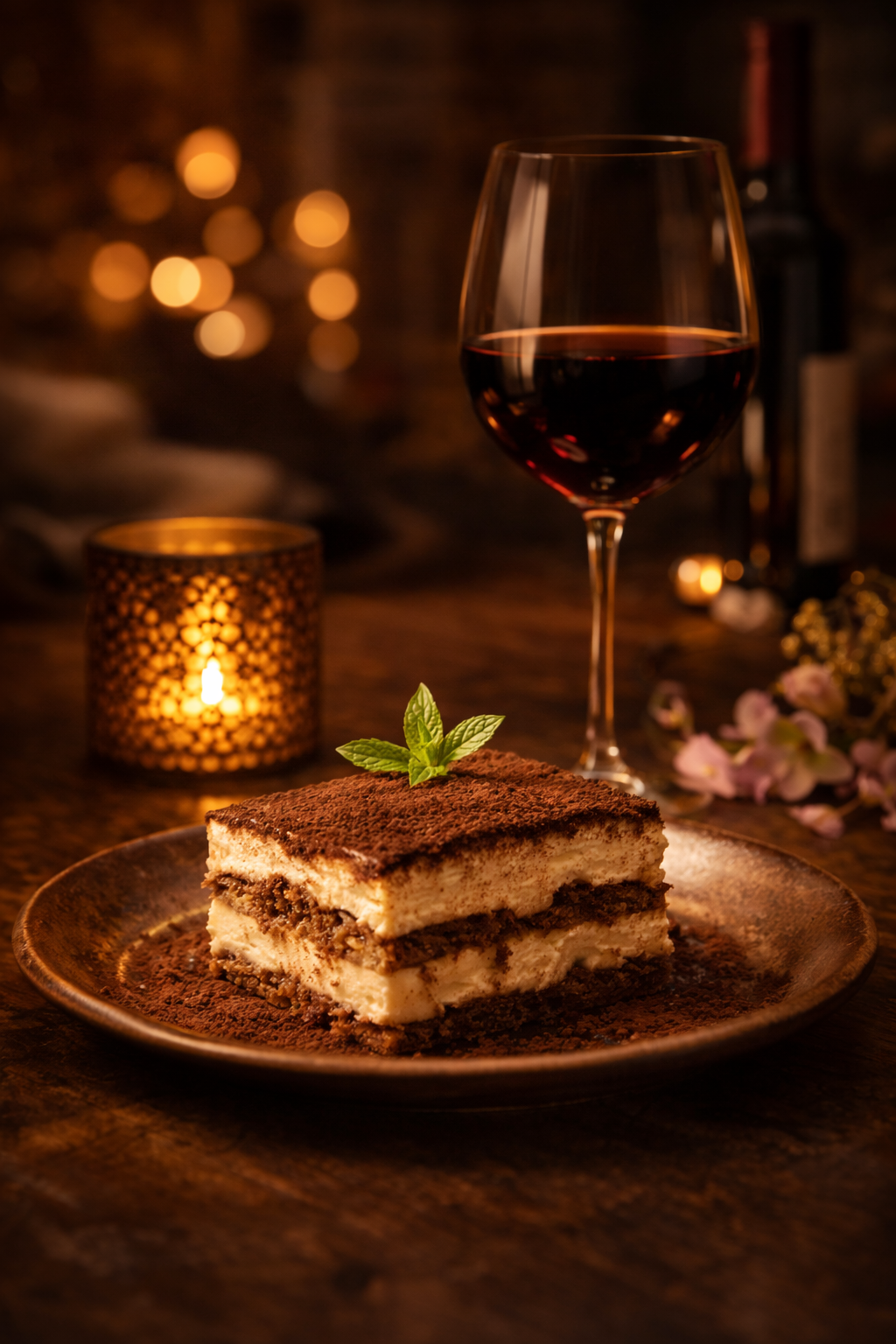 Dessert and wine pairing at Portabella
